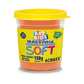 massa modelar 105 laranja