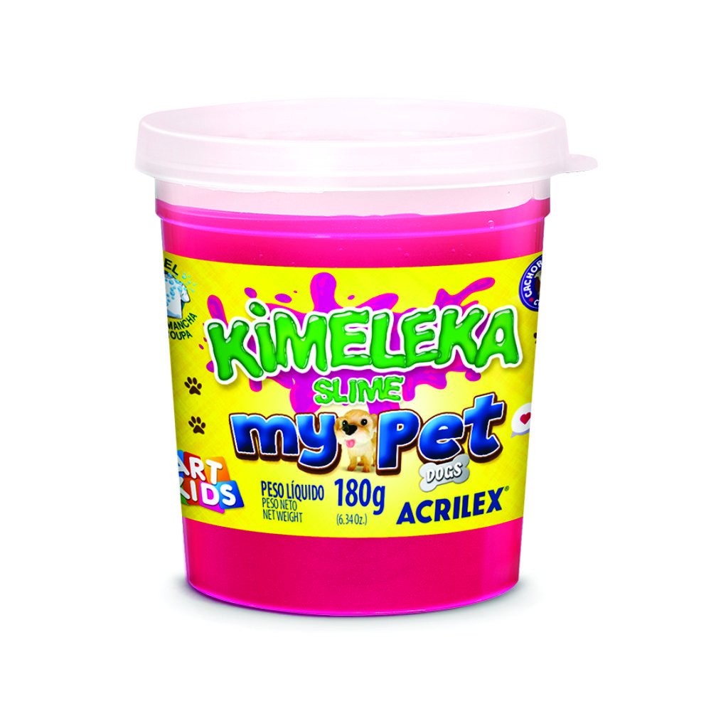 Kimeleka Slime My Pet Dogs 180g – Caixa com 6 Unidades