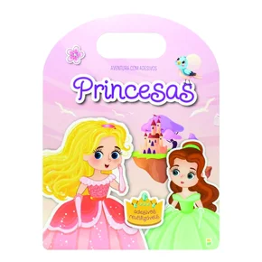 livrinho aventuras adesivo princesas